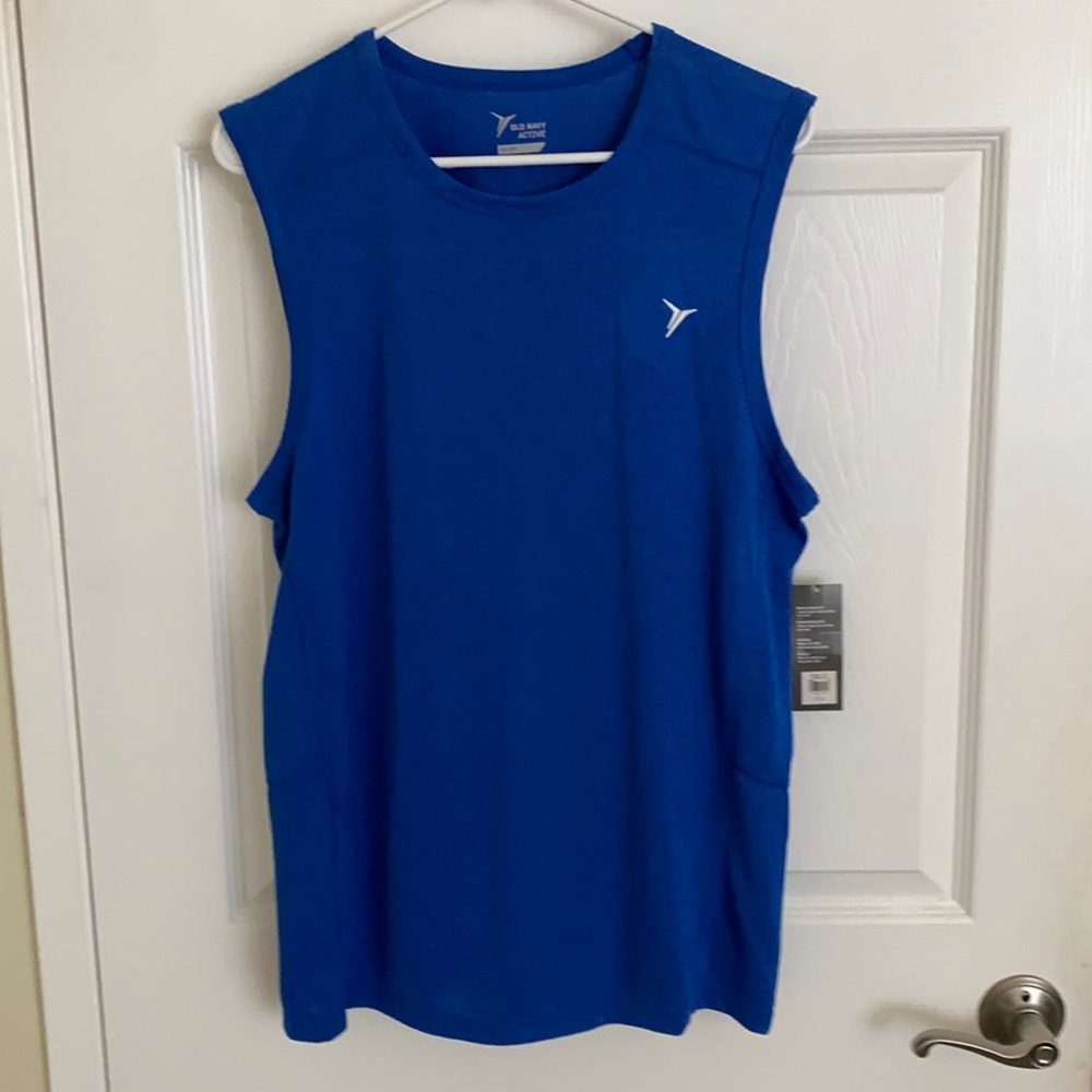 Old Navy Active Medium blue sleeveless T-Shirt